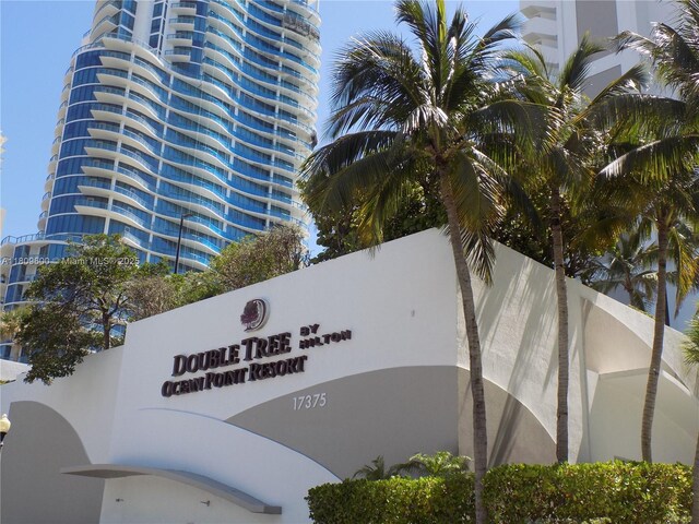 17375 Collins Ave Unit 2606, Sunny Isles Beach, FL 33160 - view of community / neighborhood sign