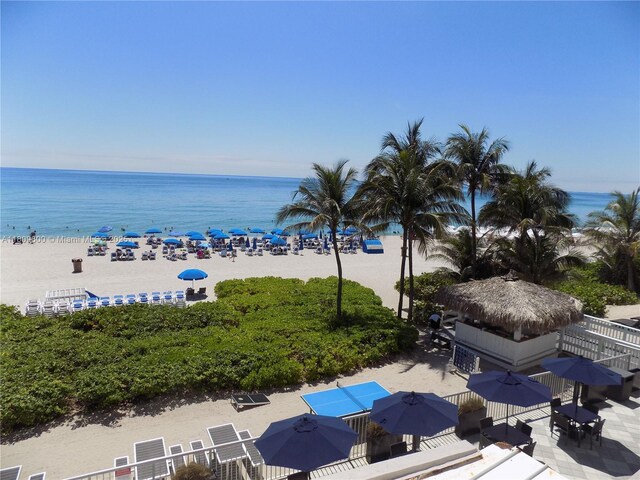 17375 Collins Ave Unit 2606, Sunny Isles Beach, FL 33160 - water view with a gazebo