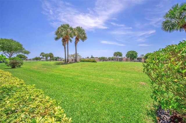 203 E Capri Unit E, Delray Beach, FL 33484 - view of grassy yard