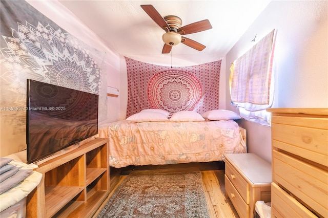 45 NW 188th St, Miami Gardens, FL 33169 - bedroom featuring wood finished floors and ceiling fan