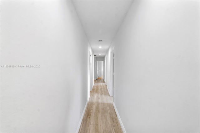 4647 NW 98th Ln, Coral Springs, FL 33076 - hall with light wood-type flooring and recessed lighting