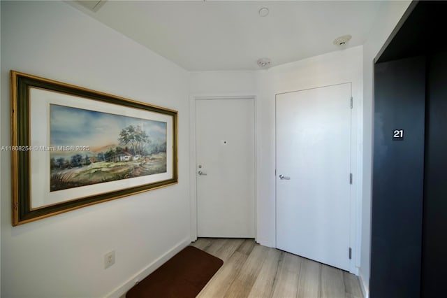 2900 NE 7th Ave Unit 2105, Miami, FL 33137 - corridor featuring light wood-style floors