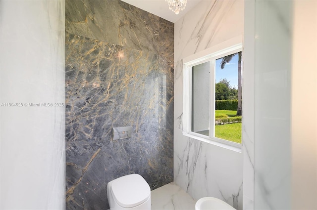 5121 SW 210th Ter, Southwest Ranches, FL 33332 - bathroom with toilet and marble tiled flooring