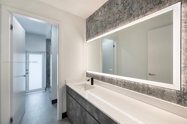 5121 SW 210th Ter, Southwest Ranches, FL 33332 - bathroom featuring vanity and concrete floors