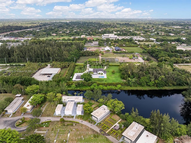 5121 SW 210th Ter, Southwest Ranches, FL 33332 - aerial view of property and surrounding area featuring a large body of water