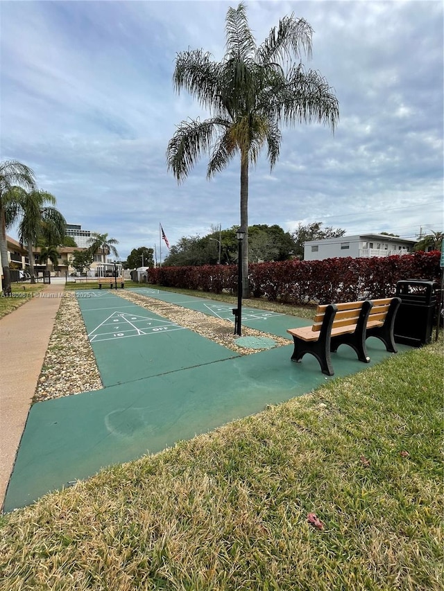421 NE 1st St Unit 119, Hallandale Beach, FL 33009 - view of home's community with shuffleboard