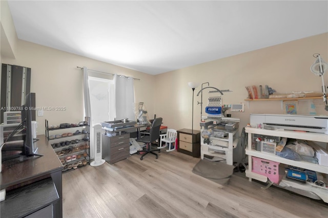 4542 SW 143rd Ct W, Miami, FL 33175 - office area with wood finished floors