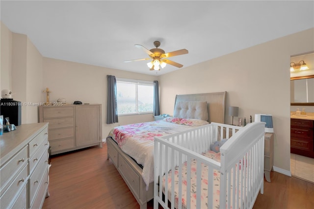 4542 SW 143rd Ct W, Miami, FL 33175 - bedroom featuring light wood-style floors and a ceiling fan