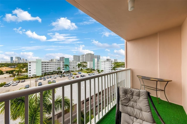 3161 S Ocean Dr Unit 607, Hallandale Beach, FL 33009 - balcony featuring a view of city
