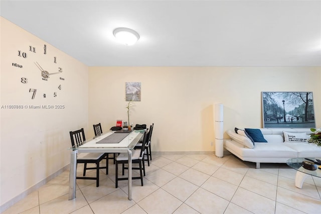3161 S Ocean Dr Unit 607, Hallandale Beach, FL 33009 - dining area with light tile patterned floors