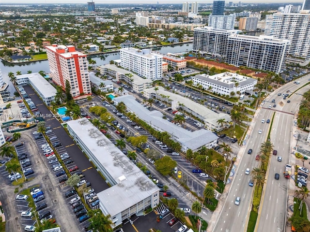 3161 S Ocean Dr Unit 607, Hallandale Beach, FL 33009 - view of urban area with a large body of water and a major roadway