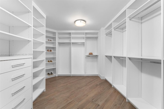 17301 Biscayne Blvd Unit 2210, North Miami Beach, FL 33160 - spacious closet featuring wood finished floors