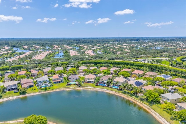 9003 Alexandra Cir, Wellington, FL 33414 - aerial perspective of suburban area featuring a large body of water