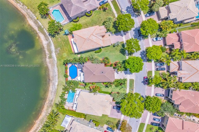 9003 Alexandra Cir, Wellington, FL 33414 - aerial perspective of suburban area featuring a pool area