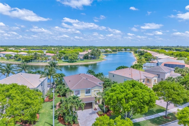9003 Alexandra Cir, Wellington, FL 33414 - aerial view of residential area featuring a large body of water