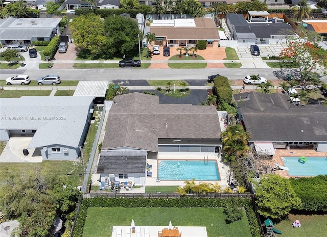 5920 SW 94th Ave, Miami, FL 33173 - aerial view of residential area featuring a pool area