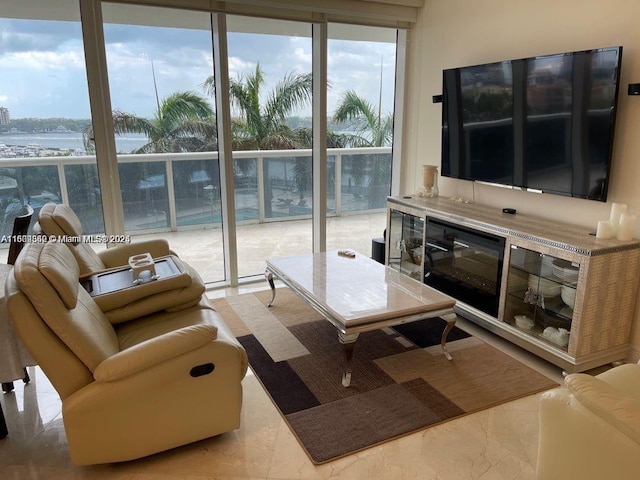 400 Alton Rd Unit 808, Miami Beach, FL 33139 - living area with expansive windows