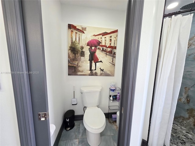 7935 NW 90th Ct, Okeechobee, FL 34972 - full bathroom with tile patterned floors and a shower with curtain