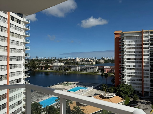 1301 NE Miami Gardens Dr Unit 1025W, Miami, FL 33179 - water view featuring nearby urban area
