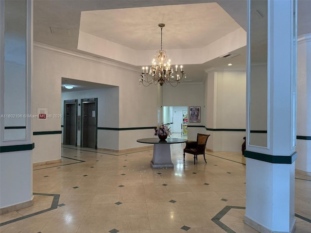 1301 NE Miami Gardens Dr Unit 1025W, Miami, FL 33179 - lobby with ornamental molding