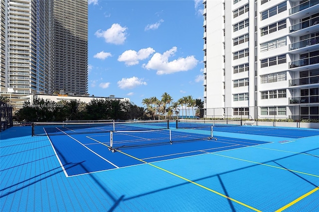 1904 S Ocean Dr Unit 1004, Hallandale Beach, FL 33009 - view of tennis court featuring community basketball court
