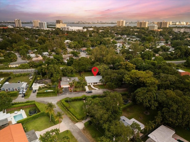 11505 NE 11th Pl, Biscayne Park, FL 33161 - aerial overview of property's location featuring nearby urban area