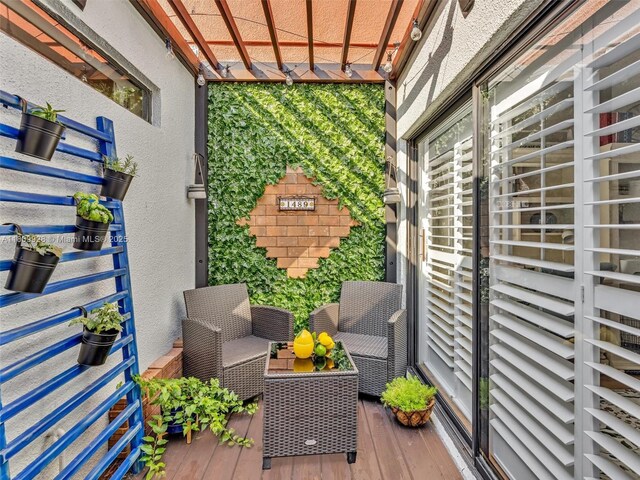 1489 Fairway Rd, Pembroke Pines, FL 33026 - view of wooden terrace