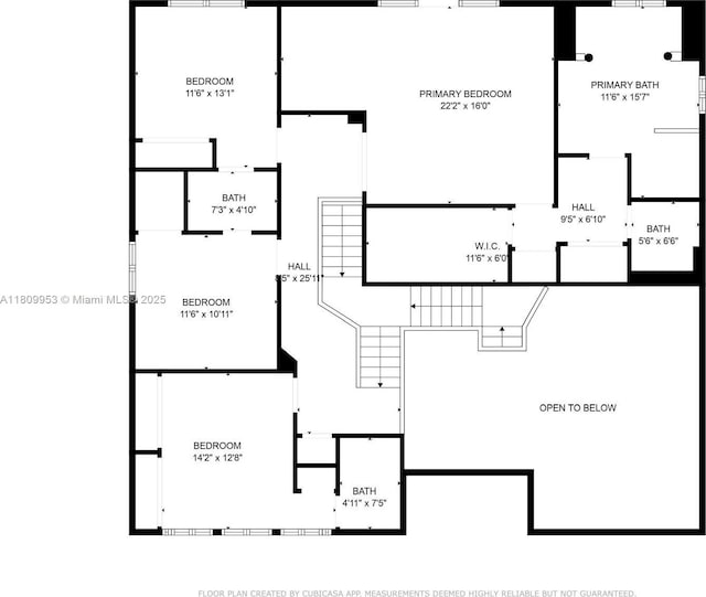 7753 SW 193rd St, Cutler Bay, FL 33157 - floor plan / room layout