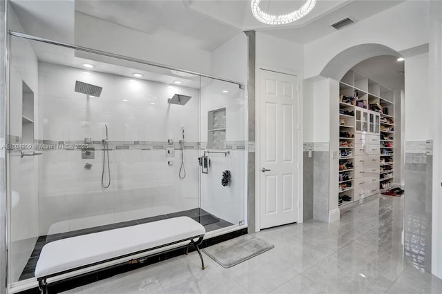 10457 Laurel Rd, Davie, FL 33328 - full bathroom with a stall shower and a walk in closet