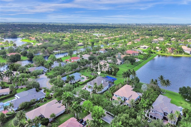10457 Laurel Rd, Davie, FL 33328 - aerial overview of property's location with nearby suburban area and a nearby body of water