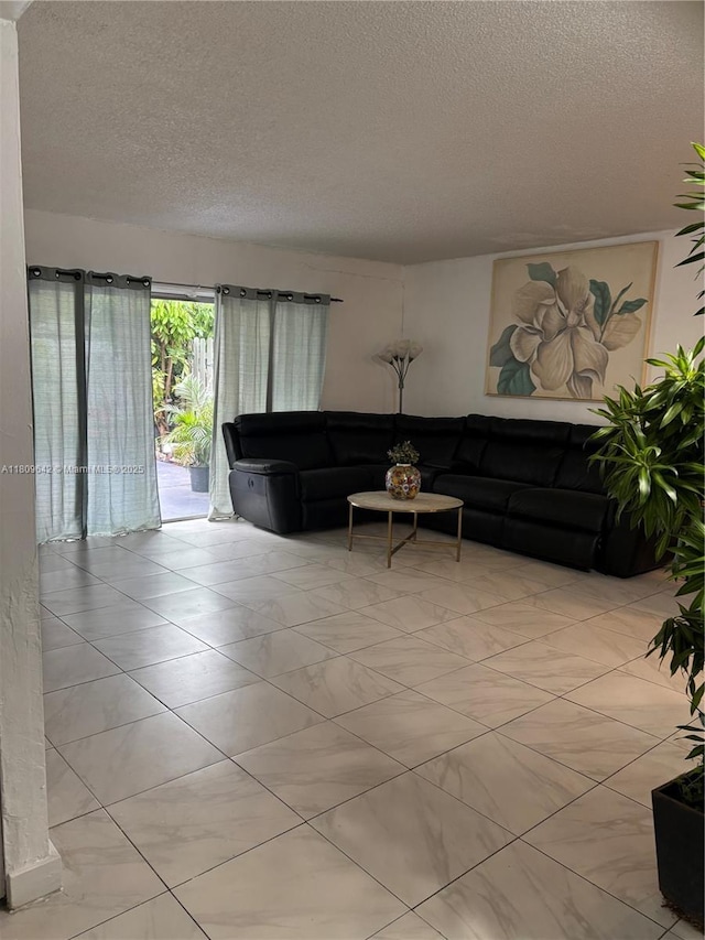 15428 SW 85th Ln Unit 159, Miami, FL 33193 - living area with a textured ceiling