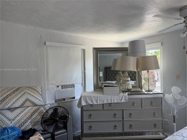 7951 NW 30th St, Davie, FL 33024 - bedroom with cooling unit and a textured ceiling