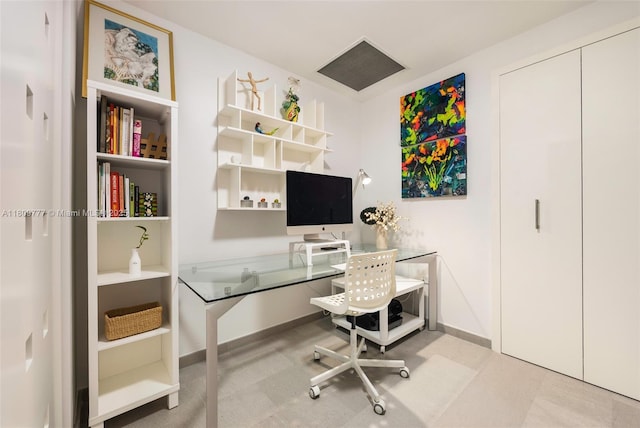 68 SE 6th St Unit 1703, Miami, FL 33131 - home office featuring baseboards