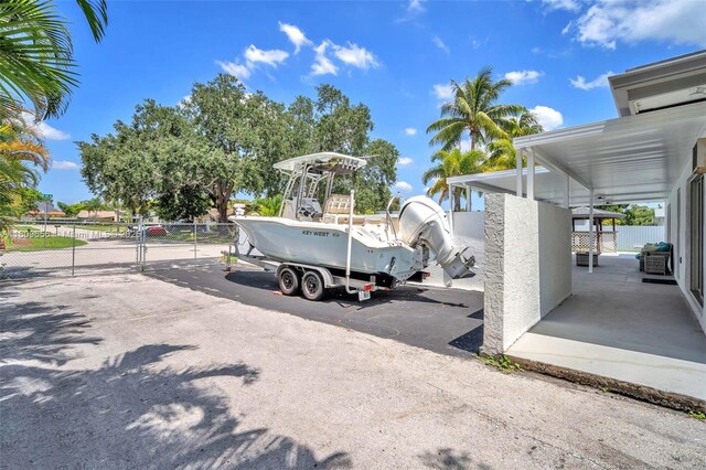 4271 SW 67th Ter, Davie, FL 33314 - view of parking featuring a gate