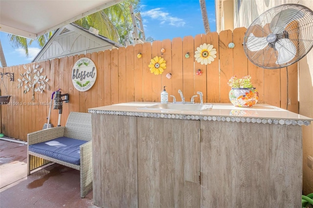17306 SW 139th Ct, Miami, FL 33177 - view of patio with a sink