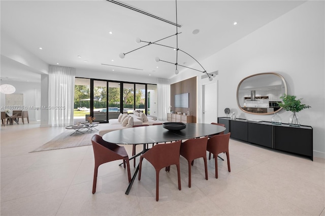 9450 SW 98th St, Miami, FL 33176 - dining area featuring recessed lighting and light tile patterned floors