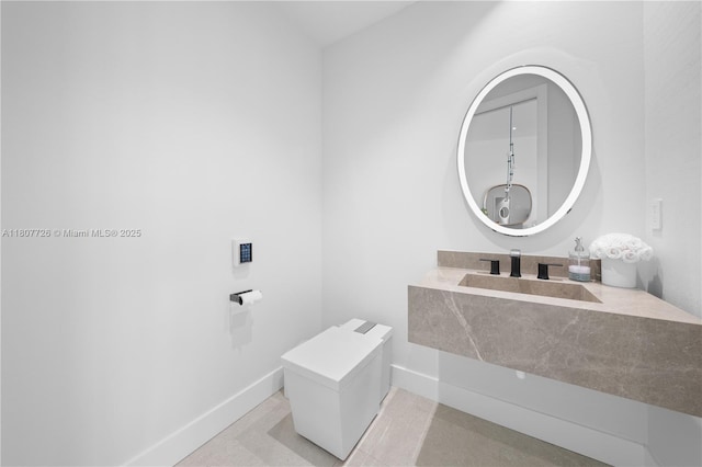 9450 SW 98th St, Miami, FL 33176 - bathroom with a sink and baseboards
