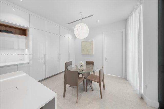 9450 SW 98th St, Miami, FL 33176 - dining area with light tile patterned floors and recessed lighting
