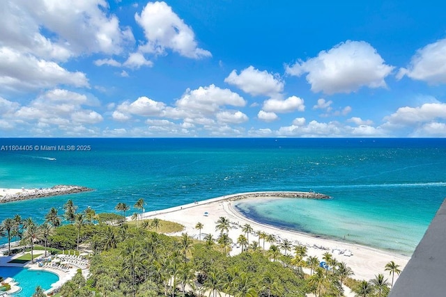 10275 Collins Ave Unit 1506, Bal Harbour, FL 33154 - water view featuring nearby beach