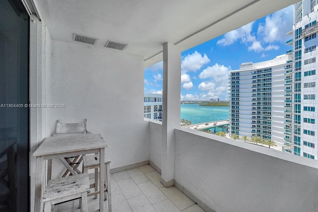 10275 Collins Ave Unit 1506, Bal Harbour, FL 33154 - balcony with a water view