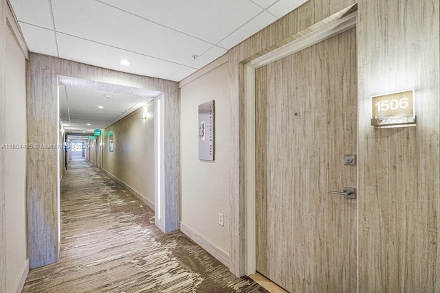 10275 Collins Ave Unit 1506, Bal Harbour, FL 33154 - corridor with wood finished floors and baseboards