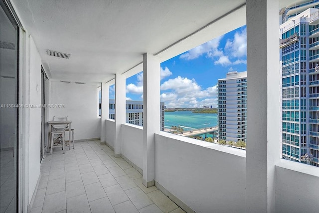 10275 Collins Ave Unit 1506, Bal Harbour, FL 33154 - balcony with a water view and a city view