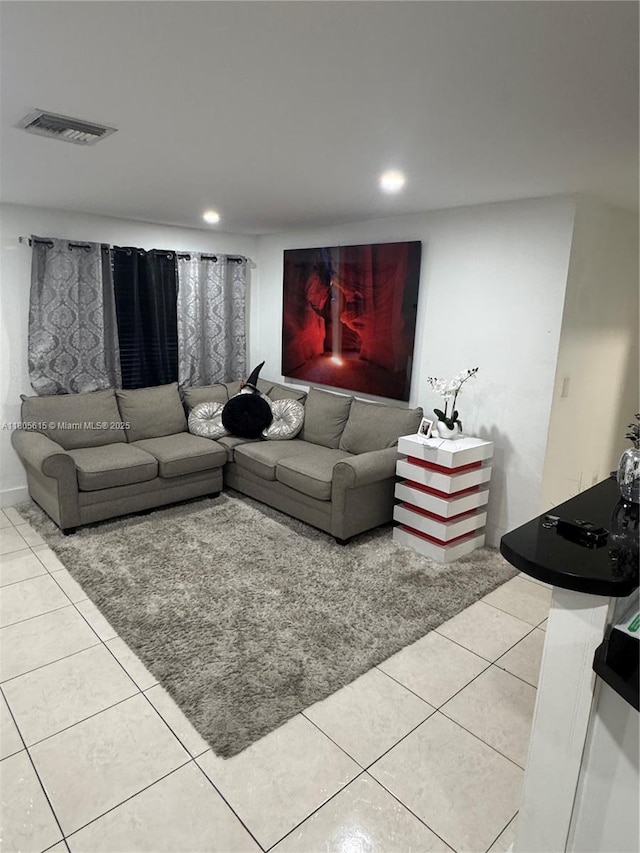 1929 SW 50th Ave, Fort Lauderdale, FL 33317 - living room with light tile patterned flooring and recessed lighting