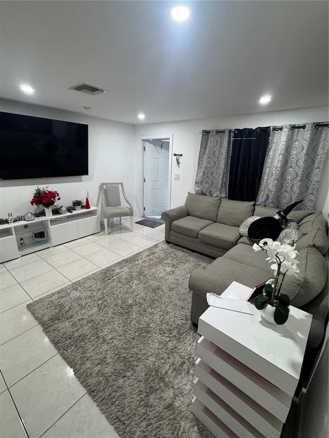 1929 SW 50th Ave, Fort Lauderdale, FL 33317 - living area with tile patterned flooring and recessed lighting
