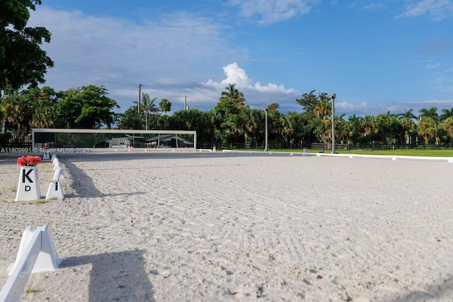 1230 F Rd, Loxahatchee, FL 33470 - view of property's community featuring volleyball court and view of scattered trees