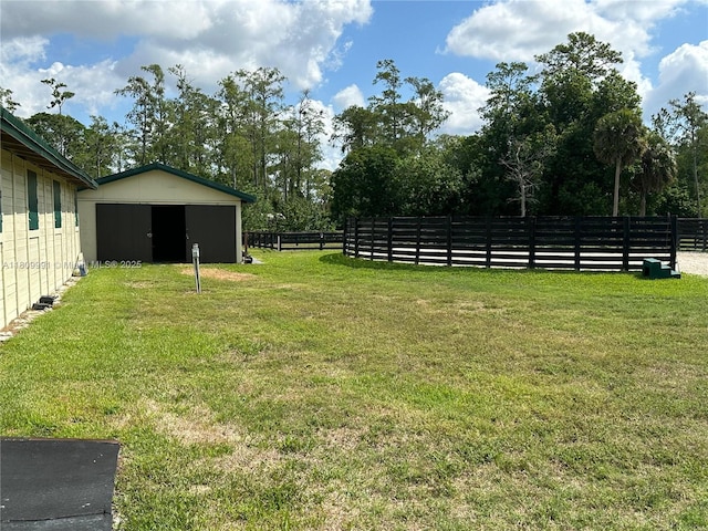 1230 F Rd, Loxahatchee, FL 33470 - view of yard featuring an outbuilding