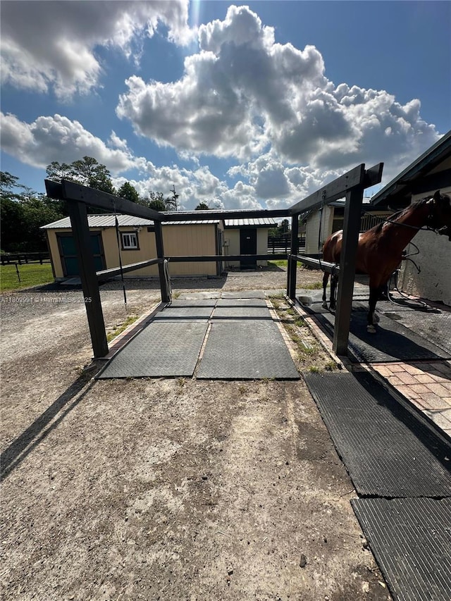 1230 F Rd, Loxahatchee, FL 33470 - exterior space with a grill