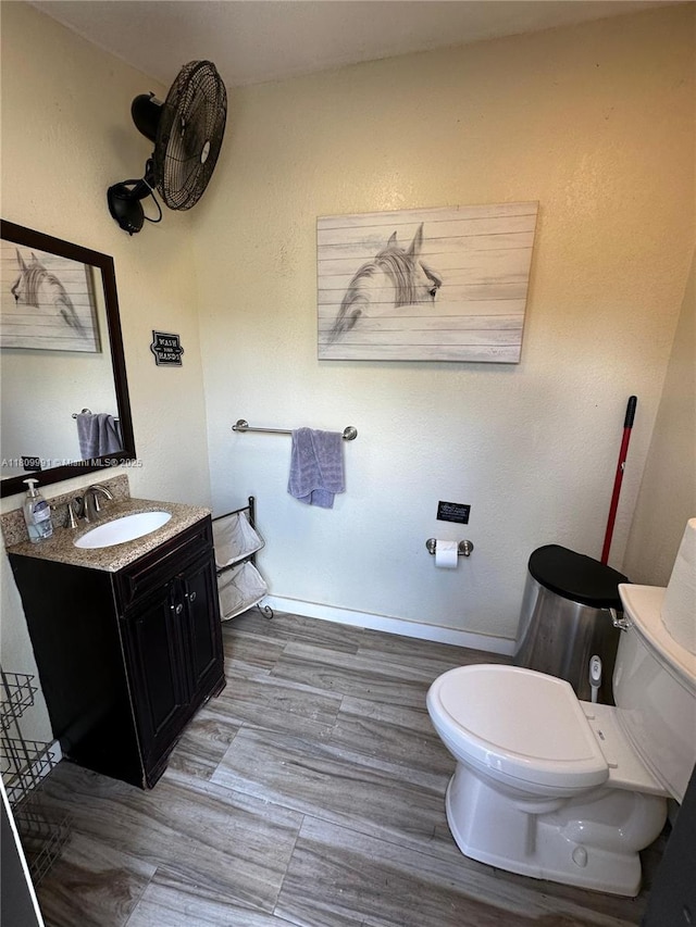 1230 F Rd, Loxahatchee, FL 33470 - half bath with toilet and vanity
