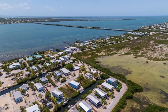 460 Barry Ave, Lower Keys, FL 33042 - aerial view of residential area featuring a nearby body of water and a notable bridge