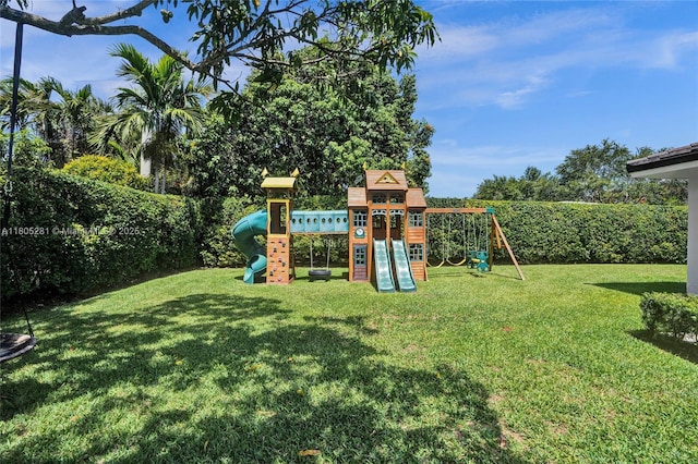 7941 SW 143rd St, Palmetto Bay, FL 33158 - view of play area featuring a yard